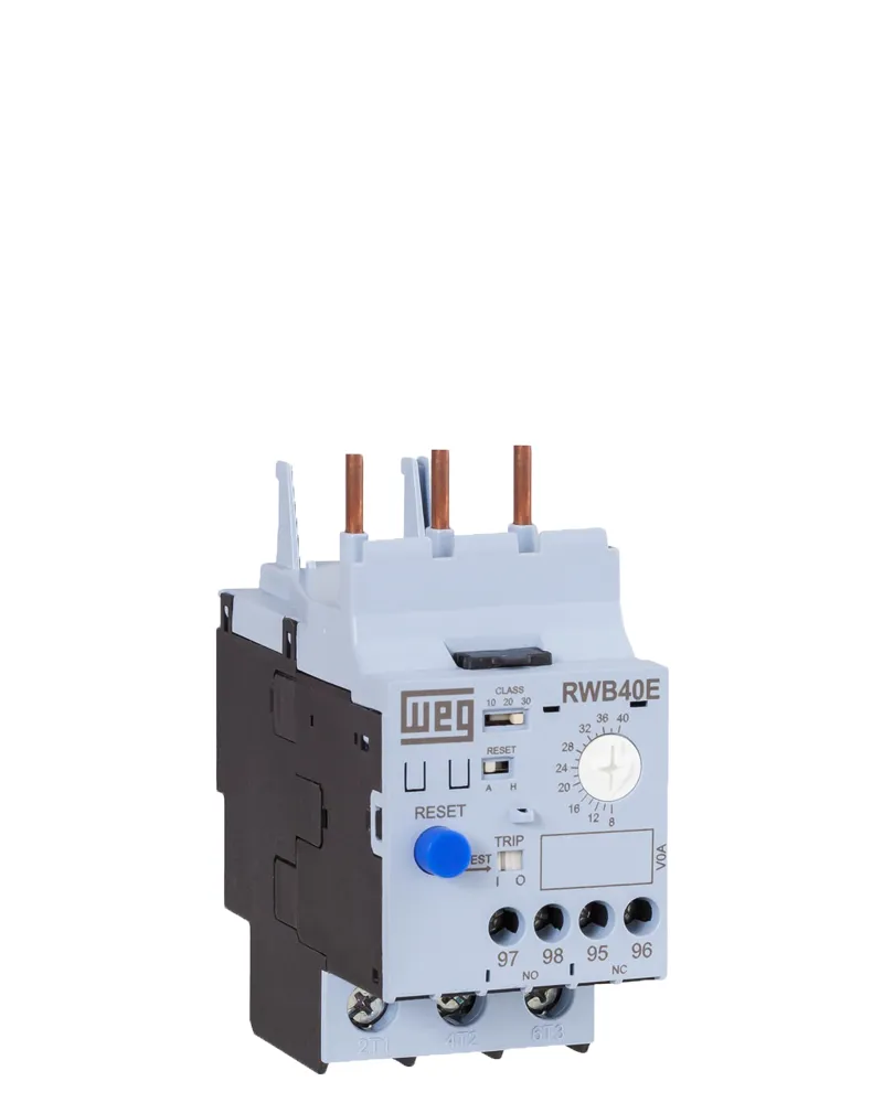Relés-de-Sobrecarga-Electrónicos-para-Contactores-CWB---WEG Relés de Sobrecarga Electrónicos para Contactores CWB - WEG - Imagen 1