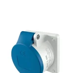 TOMA EMPOTRABLE RECTO MENNEKES 16/32AMP 250V AZUL IP44