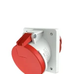 TOMA EMPOTRABLE RECTO MENNEKES 16/32AMP 415V ROJO